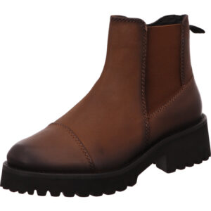 Josef Seibel Damen Stiefelette braun mit schwarzer Sohle
