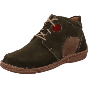 Josef Seibel Herren Stiefelette olive kombi mit brauer Sohle