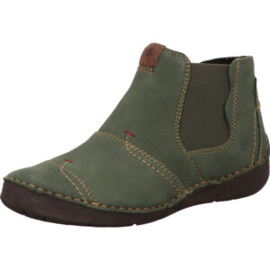 Josef Seibel Damen Stiefelette grün kombi mit schwarzer Sohle