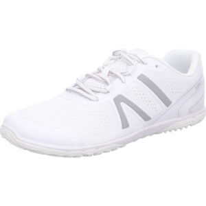 Xero shoes Damen Barfußschuh Schnürer weiß silber mit weißer Sohle