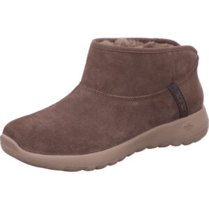 Skechers on the joy Damen winter boot futter beige mit hellbeiger Sohle