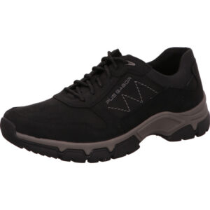 Pius Gabor Herren Halbschuh Schnürer schwarz mit grau schwarzer Sohle