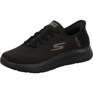 Skechers Go walk Herrenhalbschuh schnürer komplett schwarz