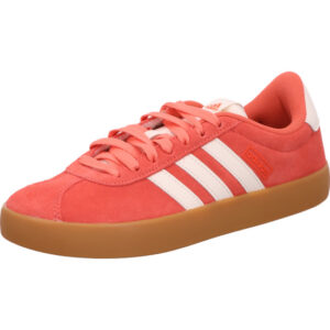 Adidas VL Court 3.0 Kindersneaker auvergine mit weißem Streifen und Gum Sohle