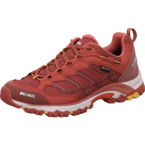 Meindl damen halben Wanderschuh rose mit mesh und helle Sohle