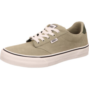 Vans Atwood Deluxe Halbschuh beige leder mit weißer Sohle