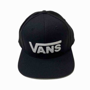 Vans Drop VII Snapback Basballcap schwarz mit weißem Vans Logo