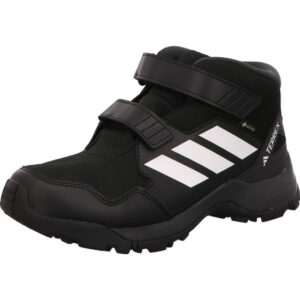Adidas KInder Winterschuh terrex skychaser Mid gtx schwarz mit weißen Streifen