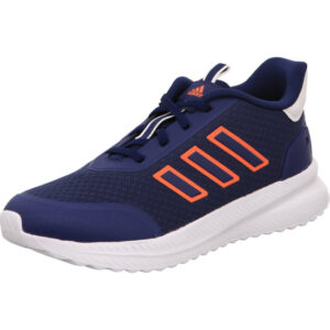 Adidas X PLRpath K Kinder Turnschuhe blau mit rot und heller Sohle slipper