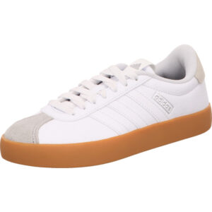 Adidas VL Court Damen Sneaker weiß beige mit gum sohle