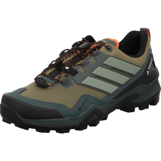 Adidas Terrex skychaser gtx Herren halber Trekkingschuh olive mit dunkelgrün und schwarz