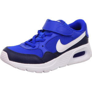 Nike Kinder Schuh Air Max SC blau dunkelblau mit Klett und heller Sohle