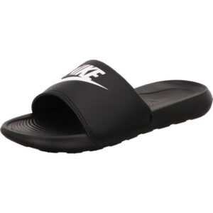 Nike Daadepantolette Victori Wns Slide in schwarz und weißem Nike Logo