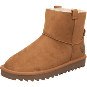 Rieker Damenstiefelette natur mit brauner sohle