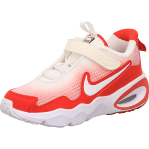 nike air max nova kinder sportschuhe weiss rot klettverschluss