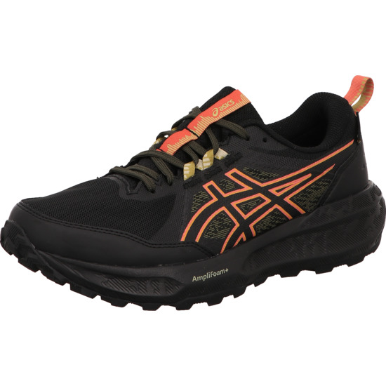 Asics Damen Laufschuh GEL-SONOMA 8 GTX schwarz orange und schwarzer Sohle
