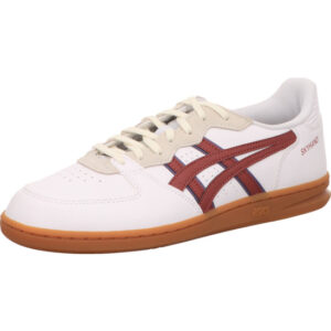 Asics SKYHAND OG  Herren Sneaker weiß mit bordeaux und gum sohle