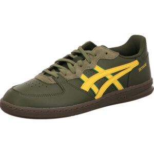 Asics SKYHAND OG Herren Sneaker Olive gelb mit dunkler gum sohle