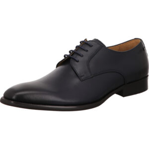 Gibel Herrenschuh elegant schwarz mit schwarzer Gummisohle