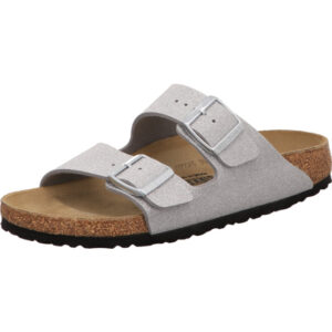 Birkenstock Arizona zwei Schnallen silber High tech Material