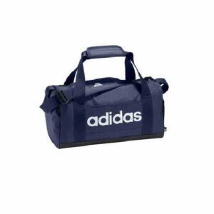 Adidas große Tasche blau mit weißem Adidas Logo und Tragehenkel