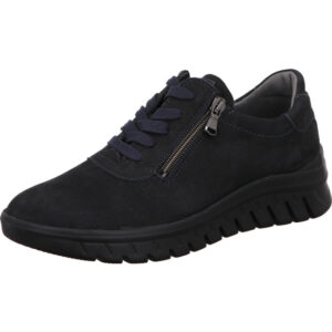 Lugina Sneaker blau mit schwarzer Sohle