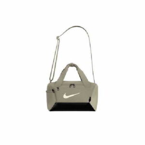 Nike Tasche Brasilia Trainign Duf Tragetasche mit griffen und umhängeschlaufen beige mit schwarz