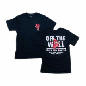 vans kinder t shirt schwarz brick and mortar