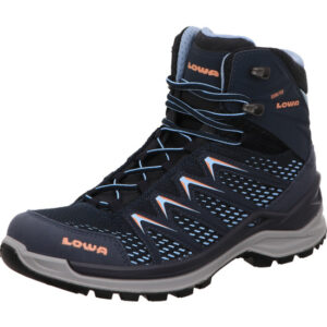 Lowa INNOX PRO GTX MID Ws Damen Wanderschuhe stahlblau/lachs