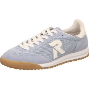 Rieker Damenschuhe blau kombi mit brauner Sohle