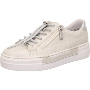 Rieker Damenschuh perlmutt mit heller Sohle