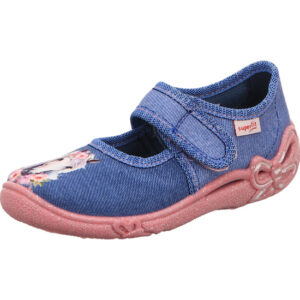 Superfit Kinderschuh Mädchen blau kombi mit rosa Sohle