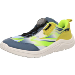 Superfit Kinderschuh gelb blau mit weißer Sohle