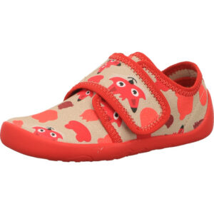 affenzahn konder hausschuhe movy fuchs klettverschluss bio baumwolle