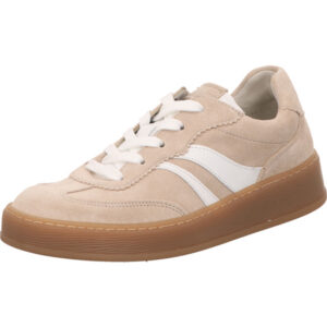 Gabor comfort Sneaker beige weiß kombi mit brauner Sohle