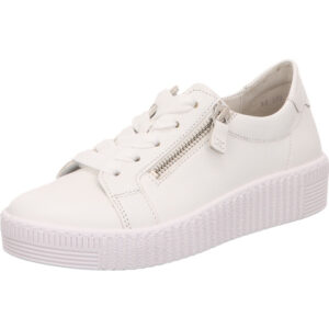 Gabor Sneaker Damen weiß mit weißer Sohle