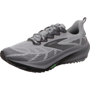 Brooks Ghost Trail komplett grau Herren Laufschuhe dunkle Sohle