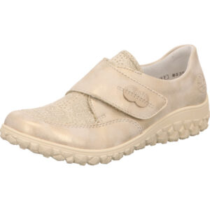Rieker Damenschuh creme mit heller Sohle