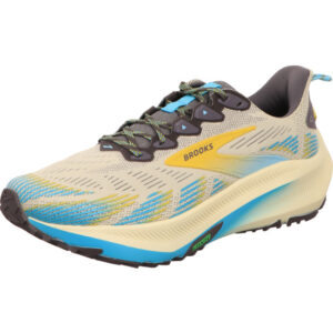 Brooks Ghost Trail Bleached Sand/Rabbit/Bluefish weße Sohle Herren Laufschuhe