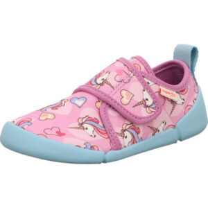 Superfit Kinderschuh Mädchen rosa kombi mit blauer Sohle