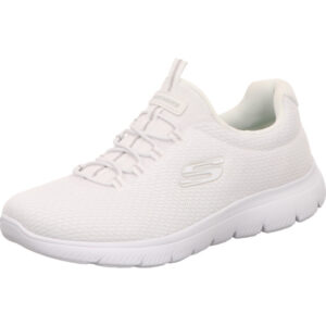 skechers damen sneaker weiss schlupfschuh summits summer