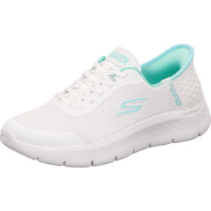 skechers damen sneaker weiss go walk flex schlupfschuhe