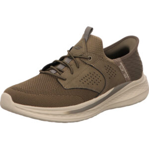 skechers herren sneaker grün schlupfschuh slade caster