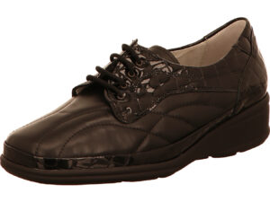 Waldläufer Halbschuh Damen geschnürt braun
