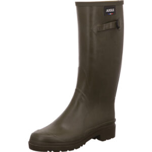 Aigle Herren Gummistiefel olive mit dunkler Sohle
