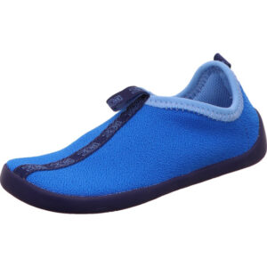 Affenzahn Kinder Barfußschuh blau mit blauer Sohle