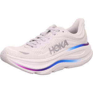 Brooks Bondi 9 W Damenlaufschuh grau/weiß mit heller Sohle