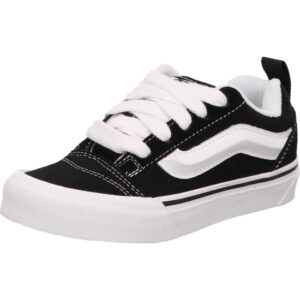 vans knu skool black white mit dickem Vans Streifen kinder sneaker