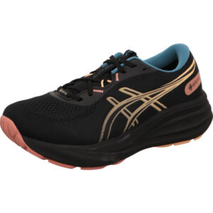 asics damen laufschuhe Gore-Tex black apricot crush pink und hellblau