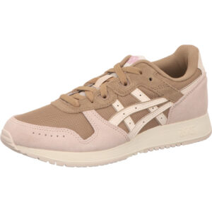 asics damen sneaker lyte classic braun pink kombi schnürer
